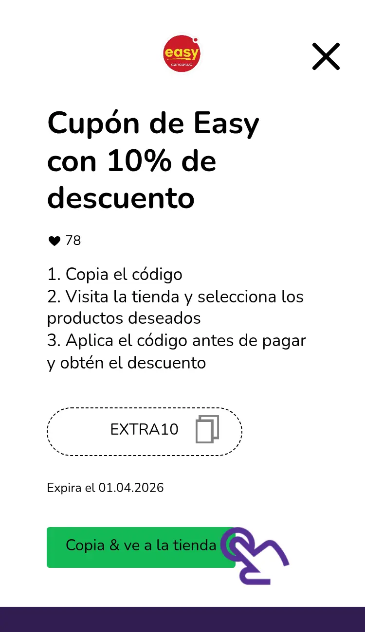 clic en el cupón
