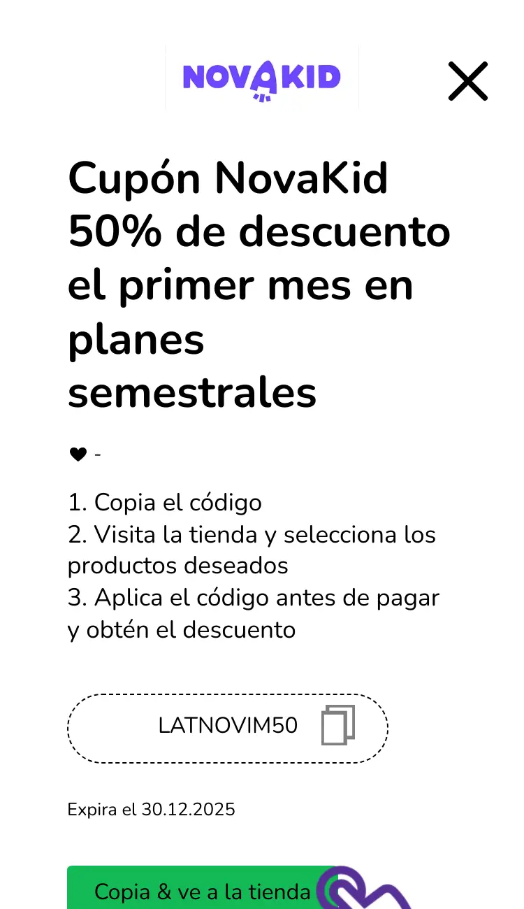 clic en el cupón