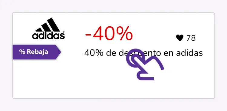 clic en el descuento