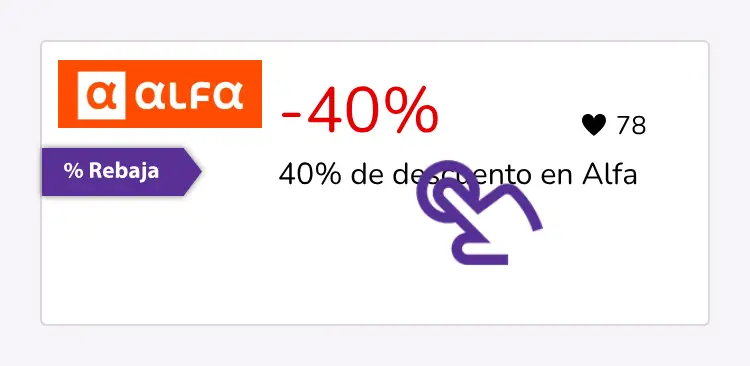 clic en el descuento