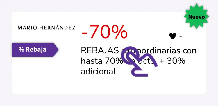 clic en el descuento