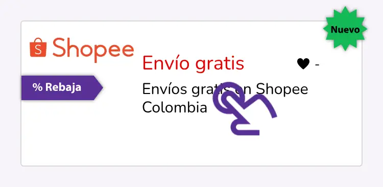 clic en el descuento
