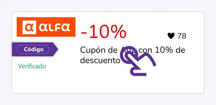 selección de cupón