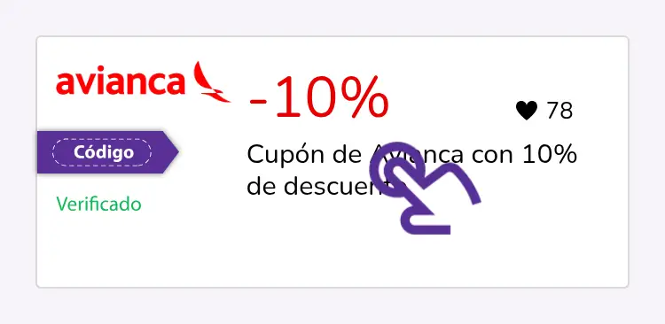 selección de cupón