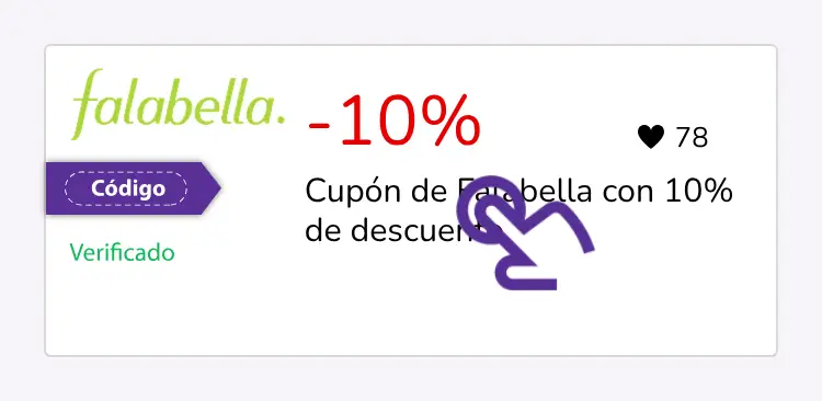 selección de cupón