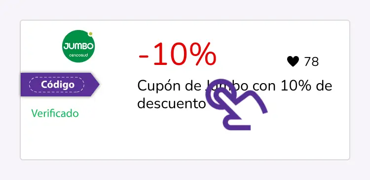 selección de cupón