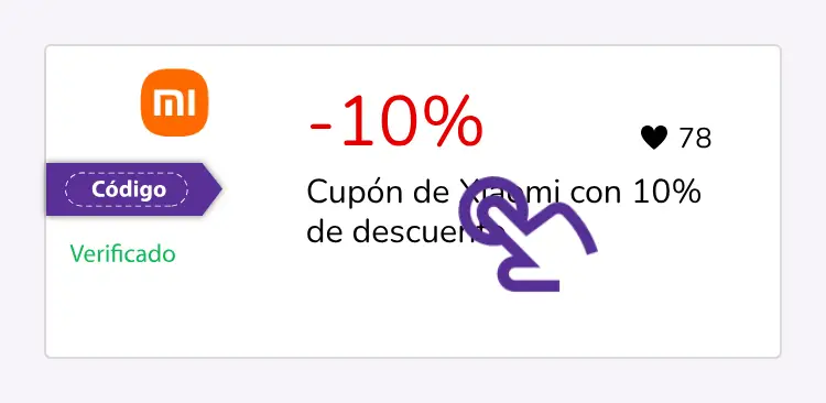 selección de cupón