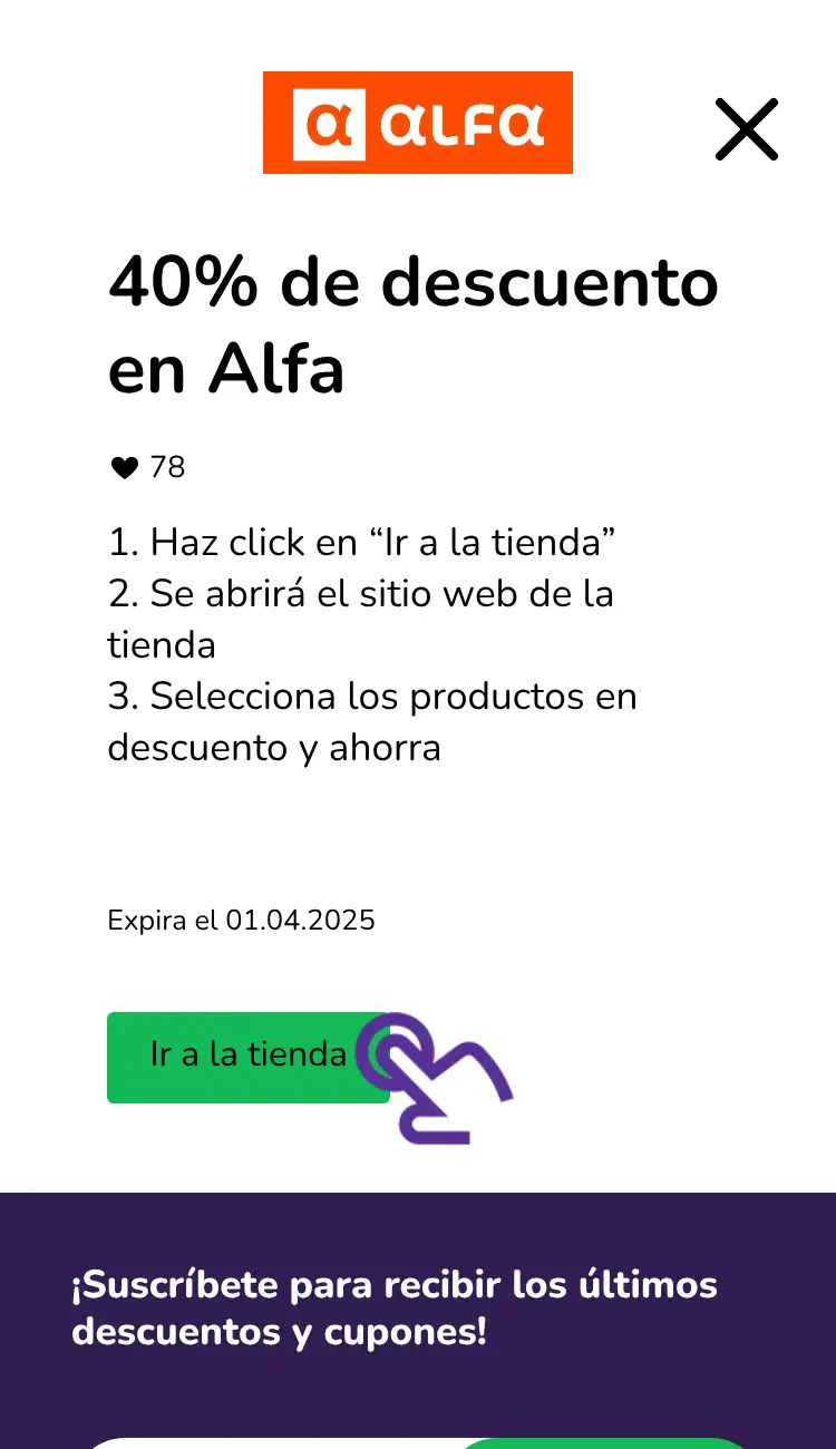 visitar la tienda con descuentos