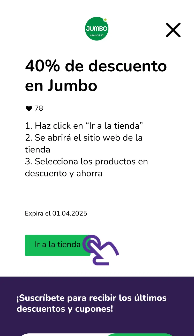 visitar la tienda con descuentos