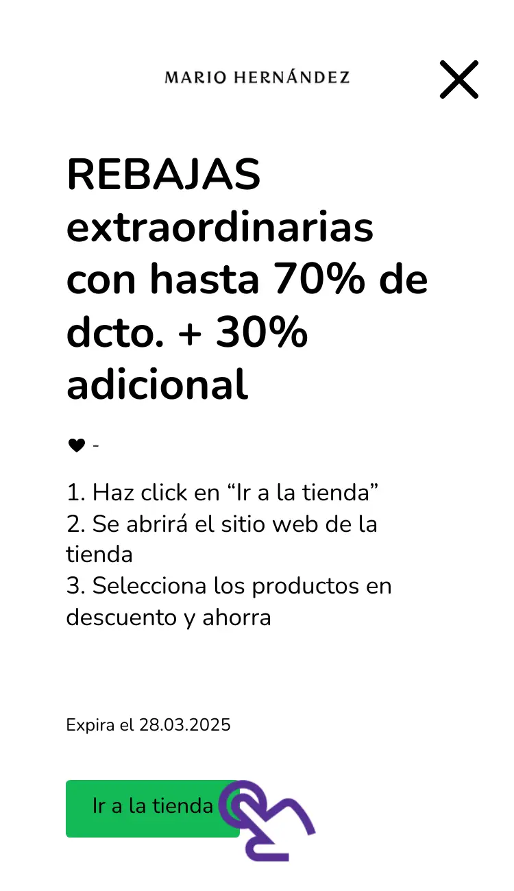 visitar la tienda con descuentos